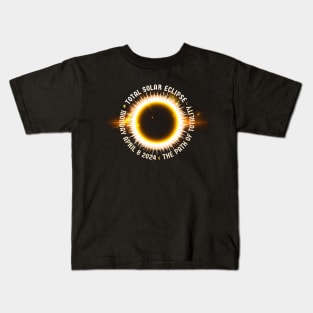 total solar eclipse - the path of totality Kids T-Shirt